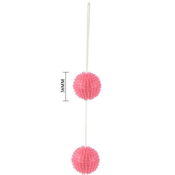 BAILE - A DEEPLY PLEASURE PINK TEXTURED BALLS 3.6 CM 4